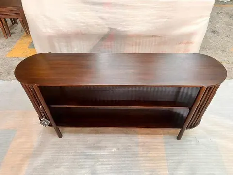 Wooden console table checked during a random inspection in Jaipur